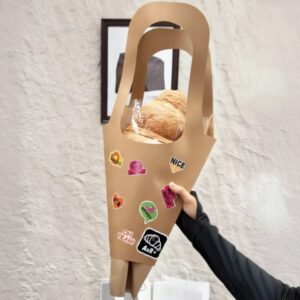 Custom Kraft Paper Bag for Pastry